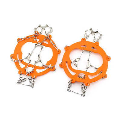 

1Pairs 11 Teeth Claws Flexible Safety Outdoor Crampons Climbing Gripper Snow Claw Non-slip Shoes Cover for Outdoor Camping Hiking