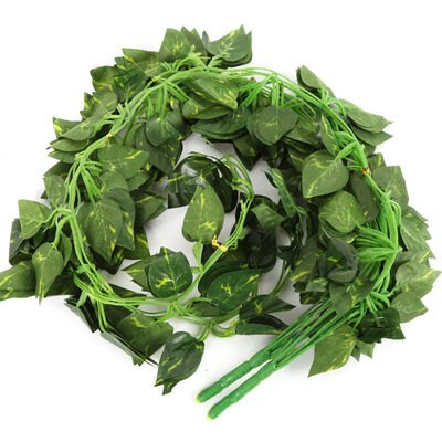 

New Artificial Flowers 1pcs Simulation Hanging Plant Rattan Basket Artificial Leaf Plants Fake Foliage Flowers Home Decoration