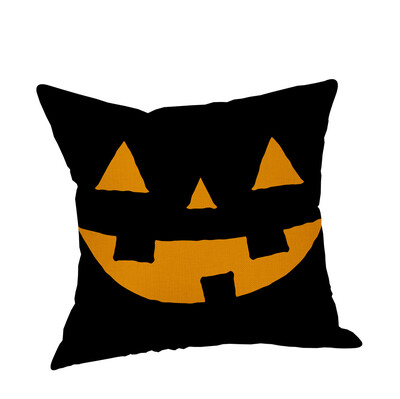 

〖Follure〗Halloween Pillow Cases Linen Sofa Pumpkin ghosts Cushion Cover Home Decor