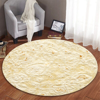 

Toponeto Mexican Burrito Comfort Flannel Living Room Childrens Room Carpet 100cm