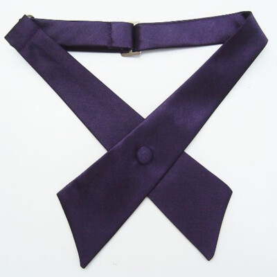 

8 Colors Boys Girls Adjustable Criss-Cross Tie School Uniform Neck Tie Cross Tie