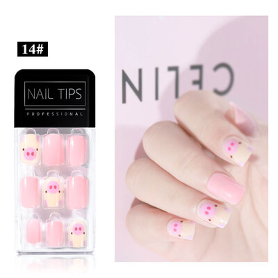 

Gobestart Finished Nail Patches 30Pcs Boxed Removable Repeated Use Of fake Nail Patches