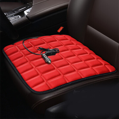 

Heated Car Seat Cushion 12V Heating Warmer Pad Cover WCigarette Lighter Plug US