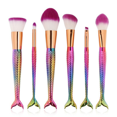 

10pcs Makeup Brush Pink Hair Professional Powder Blush Eyeshadow Brush Make Up Brush Kit