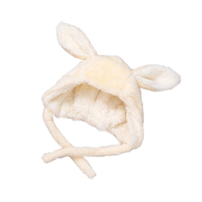 

Autumn Baby Girls Boys Hats Headwear Toddler Solid Print Hats With Ear Design Casual Caps