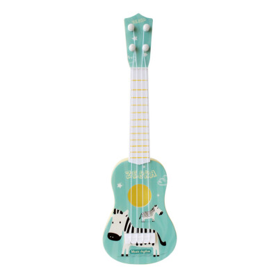 

〖Follure〗Kids plastic Toy Sturdy Ukulele Non-toxic Musical Instrument Preschool Music