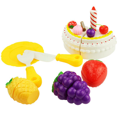 

YIWULA14PCS Cutting Fruit Vegetable Food Pretend Play Children Kid Educational Toy