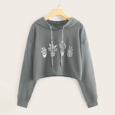 

Tailored Fashion Women Printed Loose Long Sleeve Pullover Hoodie Sweatshirt Top Blouse