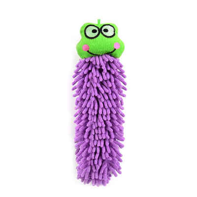 

30CM Kitchen Hanging Towels Chenille Hand Face Wipe Towels Baby Kids Animal Bathroom Washcloths Handkerchief Random Color