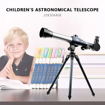 

High Quality Refractor Astronomical Telescope for Children Combo with Tripod Science Education toys gifts20X 30X 40X
