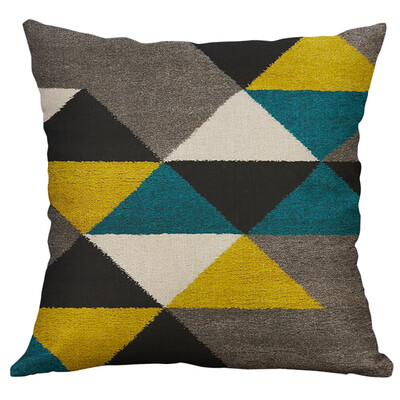 

Siaonvr Irregular Geometric Pattern Pillow Case Cushion Cover 45X45cm
