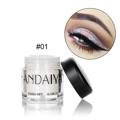 

Women Glitter Sequin Eyeshadow Powder Shiny Shimmers Eye Makeup Pigment Cosmetic
