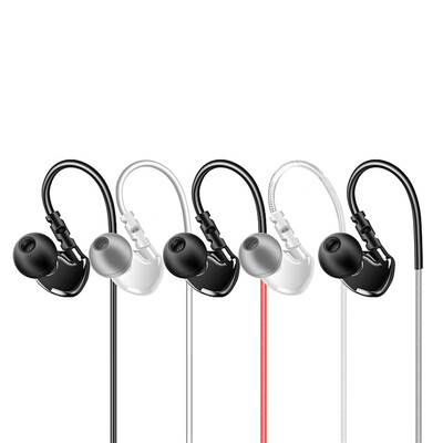 

AI LUO KE V2 sports earplugs ear-mounted wire-controlled subwoofer headphones 18835