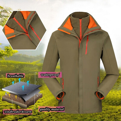 

Toponeto Men Winter Hooded Softshell Windproof Waterproof Soft Coat Shell Jacket