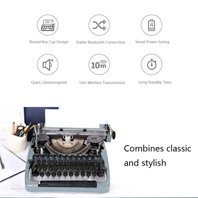 

Ajazz 308i Bluetooth Keyboard Round Key Cap 10m Bluetooth Connection 84 Keys for Windows 2000 Windows XP Windows ME Windows VIS
