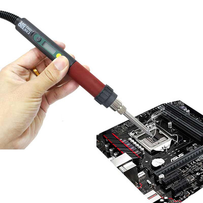 

EU Plug LCD Display 220V 90W CXG DS90S Electric Soldering Iron Heating Welding Iron Station