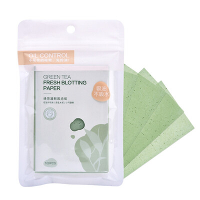 

100pcs Summer Facial Oil Blotting Sheets Oil Absorbing Papers portable Facial Cleanser Oil Control Shrink Pore Face Cleaning AAA