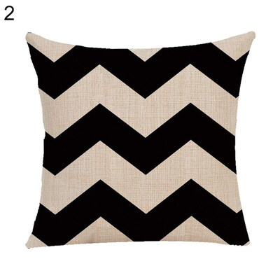 

Striped Seashell Tower Flower Pillow Case Cushion Cover Sofa Bed Car Cafe Decor