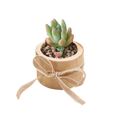 

Wooden Pillar Design Tealight Candle Holder Stand Candlestick or Succulent flowerpot for Rustic Wedding Holiday Decoration