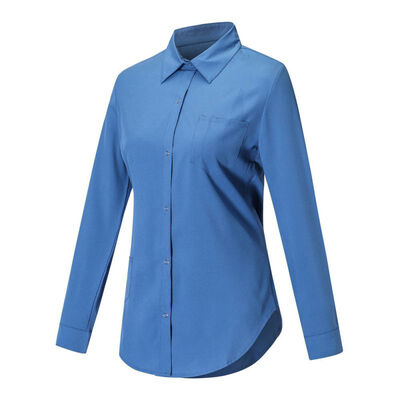 

Long Sleeve Lapel Pocket Shirt Top Fashion Office Ladies Shirt Casual Long Sleeve Button Long Sleeve Top