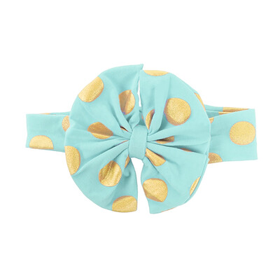 

Baby Cute Girl Bowknot Design Dot Printed Headband Headwear Apparel Photography Prop Party Gift