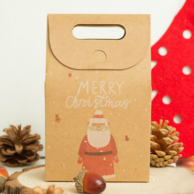

Merry Christmas Candy Box Party Dessert Paper Packaging Box Festival Gift Candy Box
