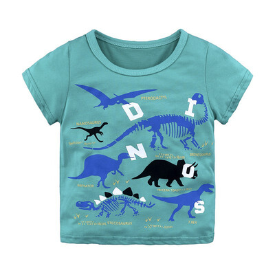 

WEIXINBUY Boys Tops Summer Children Tshirts Boys Clothes Kids Tee Shirt Fille 100 Cotton Character Print Baby Boy Clothing