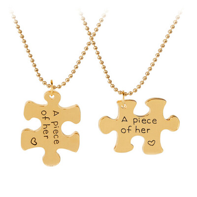 

Fashion Matching BEST Friends Forever Love Heart Stainless Steel Pendant Necklace