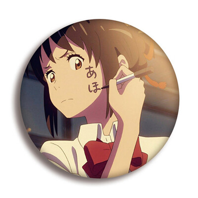

Your Name Animation Around Cartoon Brooch Pin Pins Badge Accessories For Clothes Backpack Decoration Best Gift for Anime Fans Gift