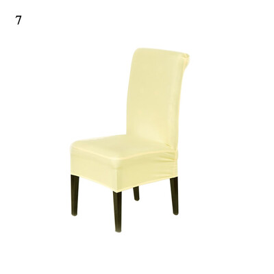 

Universal Removable Washable Elastic Cloth Stretch Chair Cover Slipcover 20 Colors Available Home Dining Room Hotel Wedding Banque