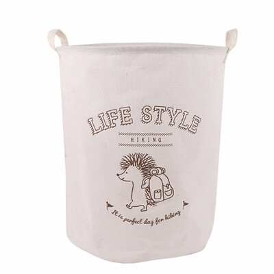 

〖Follure〗Waterproof Canvas Laundry Clothes Basket Storage Basket Folding Storage Box