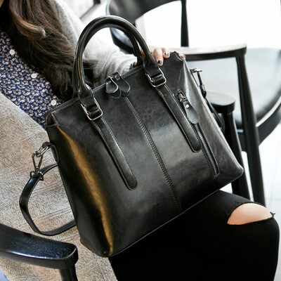 

LKX 2019 Fashion Vintage Leather Handbags Crossbody Evening Clutch Tote Bags For Women Messenger Sac Single Shoulder Handbag
