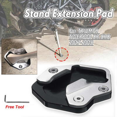 

Motorcycle Side Kickstand Plate Extension Foot Pad For Triumph Tiger800 17-18