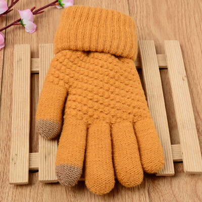 

Wool Glove Ladies Screen Knitting Wool Warm Winter Gloves Gloves Imitation Warm Cashmere