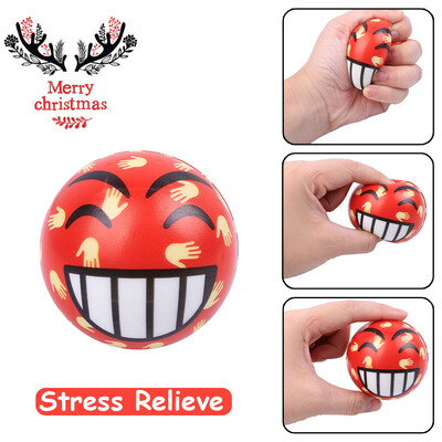 

YIWULALovely Christmas Present Happy Ball Elasticity Rising Kids Squeeze Toys