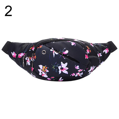 

Sports Women Crossbody Chest Bag Zipper Waist Fanny Pack with Earphone Hole