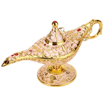 

Aladdin Magic Lamp Retro European Crafts Alloy Furnishings Russian Wishing Lamp Home Table Decoration 2019 New