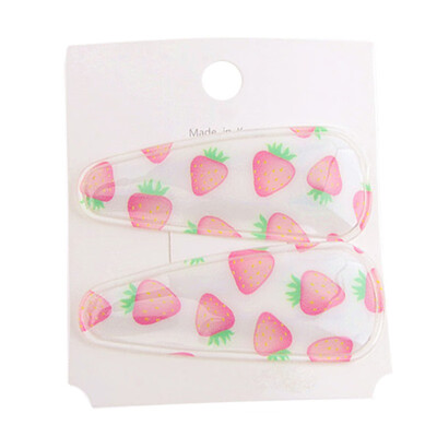 

Children Concise Casual All-match Fruit Pattern Hair Clip Baby Girls Hair Clip Girl Hair Decoration