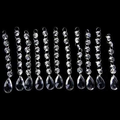 

12pcsset New Acrylic Crystal Bead Hanging Strand Manzanita Trees Wedding Centerpiece Decor