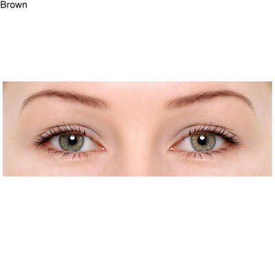 

1 Pair Colored Cosmetic Contact Lenses 0 Degree Women Yearly Use Makeup Eyewear