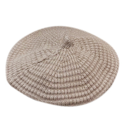 

Autumn Winter Fashion Wool Knitting Baby Girl Hats Retro Kids Toddler Beret Caps