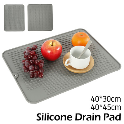 

New Silicone Drying Pad Multi-function Large Capacity Insulation Pad Dish Protection Pad Drainage Pad