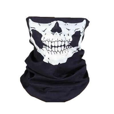 

Halloween Motorcycle Skull Neck Face Mask Seamless Headwear Hiking Cycling Scarf Ski Cap Snowboard Headband