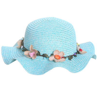 

Womens Sun Hat Handmade Straw Wreath Hat UPF 50 Protection Anti-UV for Fashion Summer Shade Cap Beach Hat 5 colours