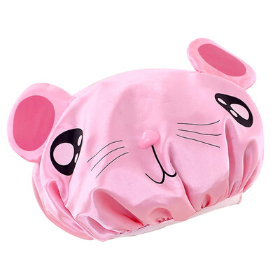 

〖Follure〗Double-layer Children Cartoon Waterproof Shower Cap Cute Baby Bath Cap