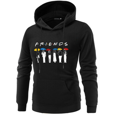 

Womens Teen Girls Friends Letter Print Hoodie Casual Pullover Sweatshirt Tops