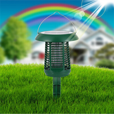 

〖Follure〗Solar LED Light Mosquito Zapper Insect Killer Light Garden Lawn