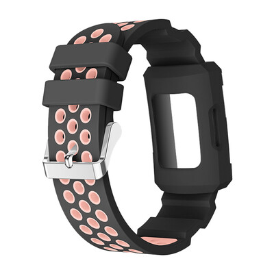 

〖Follure〗Silica gel Buckle Band Strap WatchbandBelt watch case for Fitbit charge 3