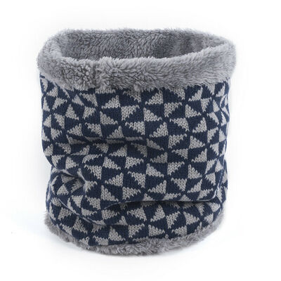 

Xmas Women Winter Knitted Neck Warmer Circle Wrap Cowl Loop Snood Scarf Shawl