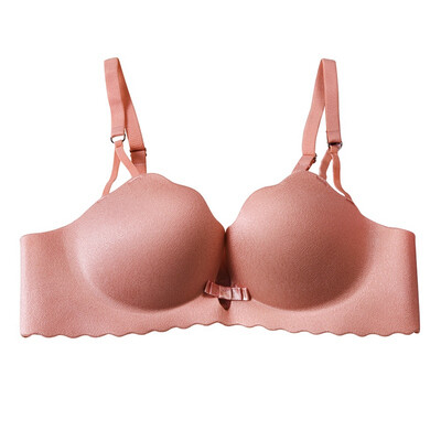 

Woman Push Up Bra Womens Underwear Smooth Bra Seamless Wire Free Bras For Girls